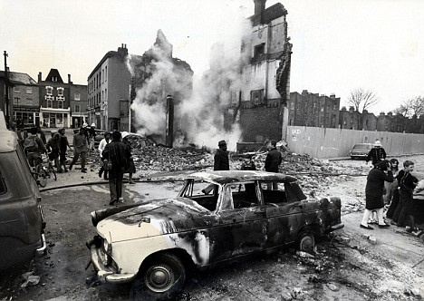 The Brixton riots...destructive, but perhaps cathartic.