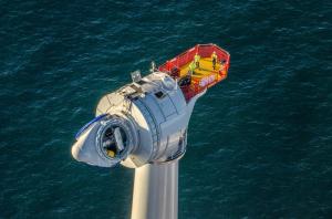 The $290 million, 30 MW wind farm off the coast of Block Island is quite small compared to European wind farms. (Photo: fastcoexist.com)